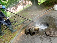 Промывка наружной канализации